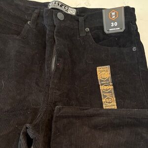 Men's Black Corduroy Pants